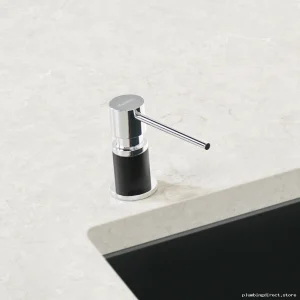 Blanco Chrome & Coal Black Lato Soap Dispenser - Stylish Bathroom Essential