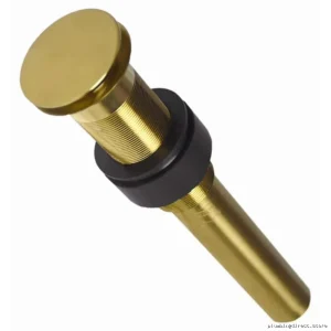 Brushed Gold 1.5 Inch Dome Drain - Stylish DR120-BG by Native Trails