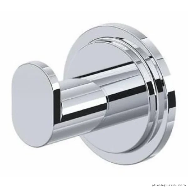 Stylish Chrome Bathroom Robe Hook with Wall Mount - RIOBEL