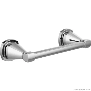 Stylish Stryke Chrome Bathroom Toilet Paper Dispenser - Model #Delta-