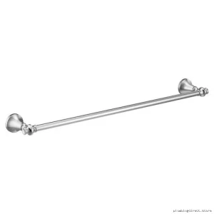 Stylish Chrome Bath Towel Holder Wall Mount