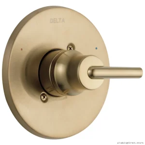 Stylish Bathroom Valve Trim - Trinsic Monitor 14 Series Champagne Bronze T14059-CZ Delta