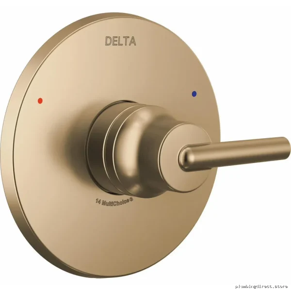 Stylish Bathroom Valve Trim - Trinsic Monitor 14 Series Champagne Bronze T14059-CZ Delta - Image 2