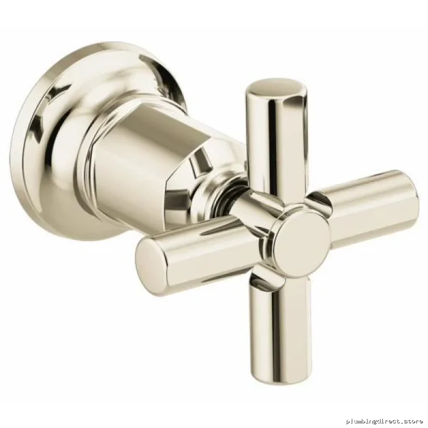 Stylish Luxe Nickel Wall Mount Cross Handle Kit - Brizo