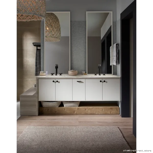 Modern Matte Black Cabinet Pull - Stylish Kohler 78385-BL - Image 2
