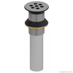 Chrome Grid Drain No Overflow - Stylish RIOBEL DO170C Bathroom Solution