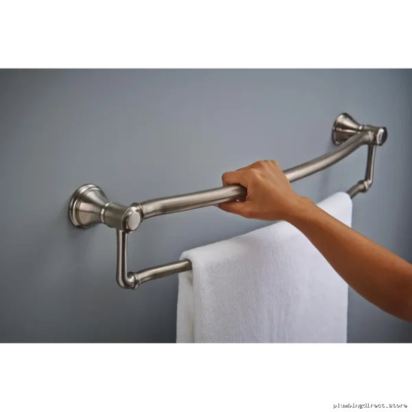 Stylish Stainless Steel Toilet Paper & Towel Holder Combo - Delta