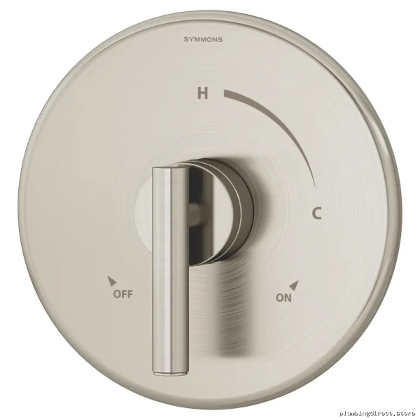 Symmons Satin Nickel Pressure Balance Shower Valve Trim - 3500-CYL-B-STN Dia