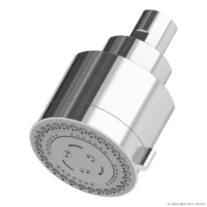 Symmons 352SH-3 Chrome 3-Function Shower Head with Durable Design and Adjustable Spray Settings
