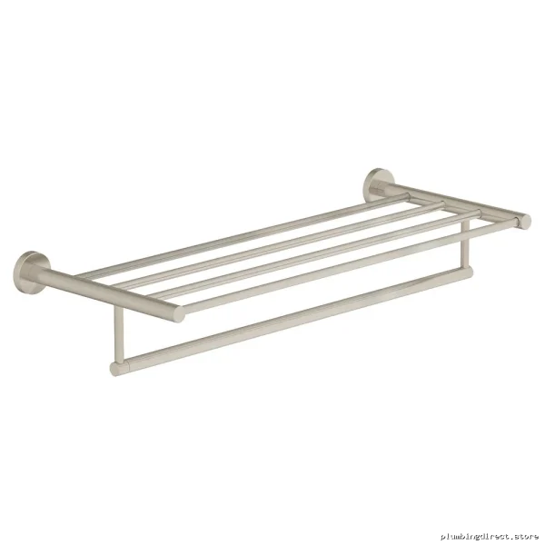 Dia 22 Satin Nickel Wall-Mounted Towel Rack - 353TS-22-STN Symmons - Image 2
