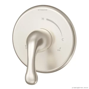 Symmons 6600-STN Satin Nickel Pressure Balance Shower Valve Trim Kit