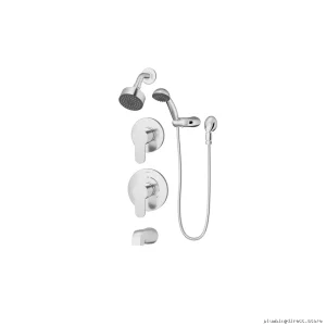 Symmons Chrome 6706 Tub and Shower Faucet System