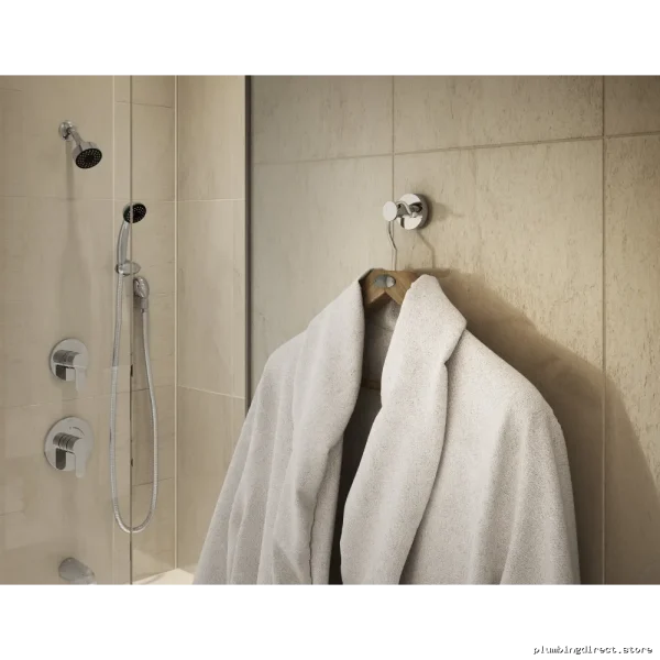 Symmons 673RH Polished Chrome Bathroom Robe Hook - Image 2