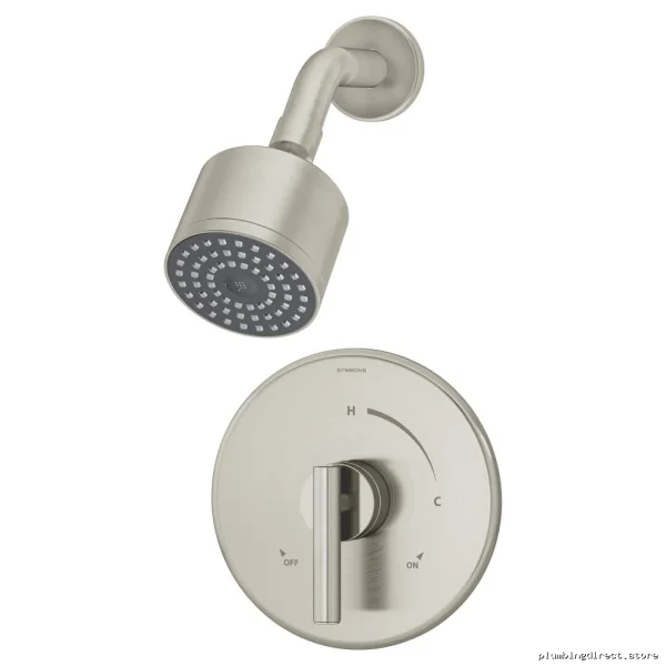 Symmons Anti-Scald Pressure Balance Shower Trim Kit - Satin Nickel 3501-CYL-B-STN-TRM