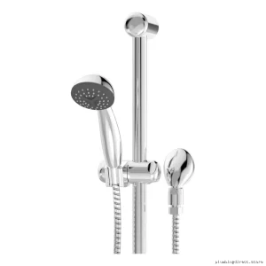 Symmons Chrome Slide Bar Hand Shower - Adjustable 1-Function Spray H321-V