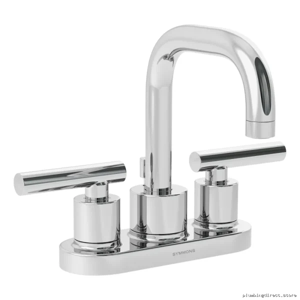 Symmons Chrome Bathroom Sink Faucet with Pop-Up Drain