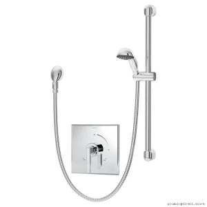 Symmons Chrome Handheld Shower Head - High Pressure Spray & Easy Install