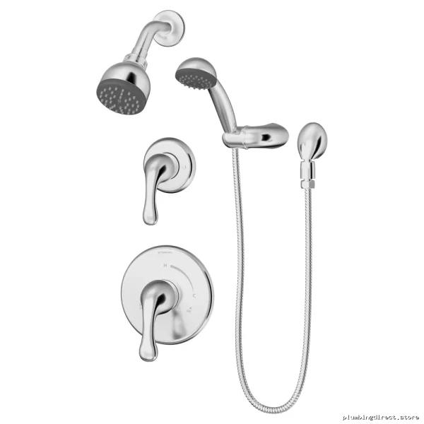Symmons Chrome Luxury Shower System - Easy Install Model 6605-1.5