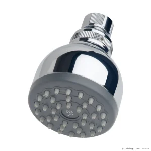 Symmons Chrome Single Function Shower Head - Model 4-141 Full Coverage