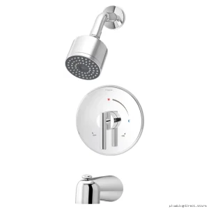 Symmons Chrome Shower Trim Kit for Bathtub Faucets 3502-CYL-TRM