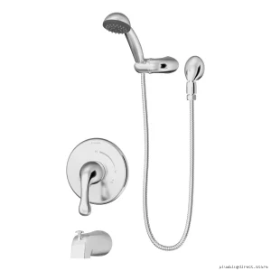 Symmons Chrome 6604 Tub and Shower Combo with Handheld Sprayer