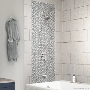 Symmons Chrome Tub & Shower Faucet - Durable Walk-In Design