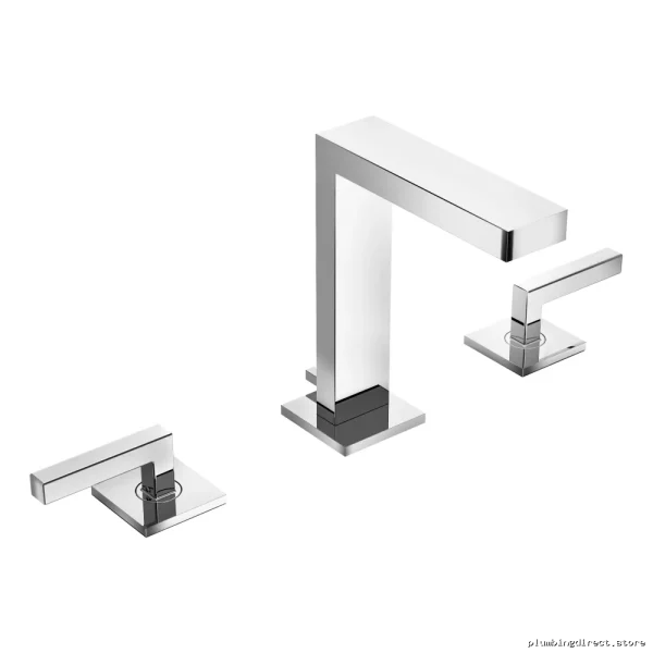 Symmons SLW-3612-1.5 Chrome Widespread Bathroom Sink Faucet with Pop-Up Drain