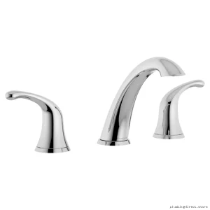 Symmons SLW-6610-1.5 Chrome Widespread Sink Faucet - Modern Durable Design