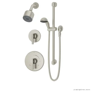 Symmons Dia Luxury Shower System in Satin Nickel