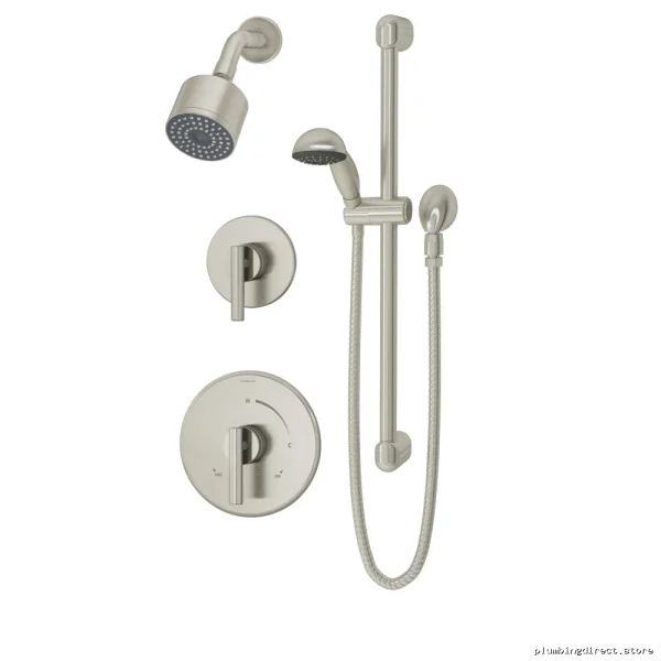 Symmons Dia Luxury Shower System in Satin Nickel