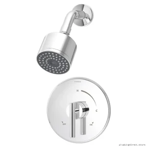 Symmons Dia Pressure Balance Chrome Shower Faucet