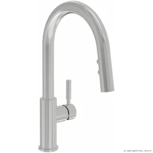 Symmons Dia S-3510 Stainless Steel Kitchen Faucet with Pull Down Sprayer