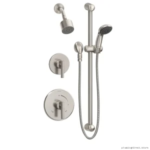 Symmons Dia Shower Trim Kit in Satin Nickel Finish 3505-H321-V-CYL