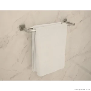 Symmons Duro 18-Inch Satin Nickel Double Towel Bar 363DTB
