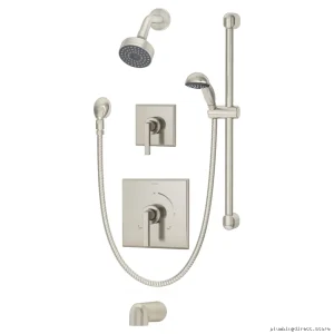 Symmons Duro 3606 Shower System in Satin Nickel Finish