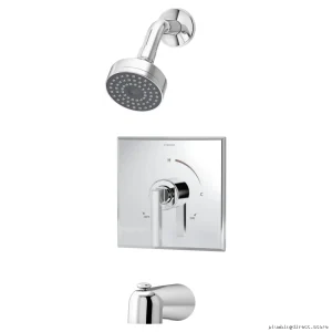 Symmons Chrome 3602 Tub and Shower Faucet - Duro Series