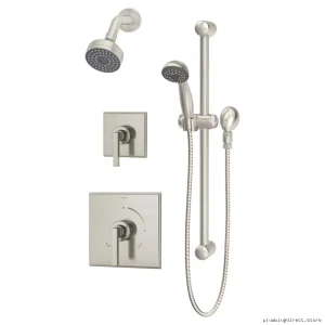 Symmons Duro 3605-H321-V-STN Shower Trim - Elegant Satin Nickel Finish