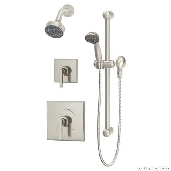 Symmons Duro 3605-H321-V-STN Shower Trim - Elegant Satin Nickel Finish