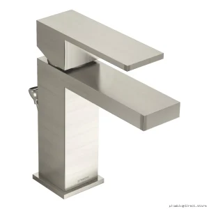Symmons Duro Single Handle Bathroom Sink Faucet in Satin Nickel Finish