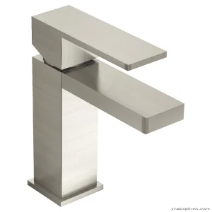 Symmons Duro Single-Hole Satin Nickel Bathroom Faucet - SLS-3610-STN