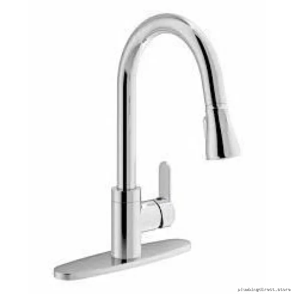 Symmons Identity Pull-Down Kitchen Faucet with Polished Chrome Finish