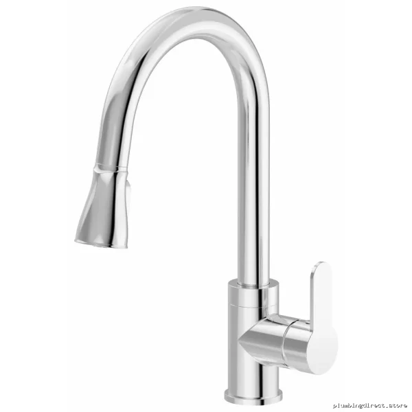 Symmons Identity Pull-Down Kitchen Faucet with Polished Chrome Finish - Image 2