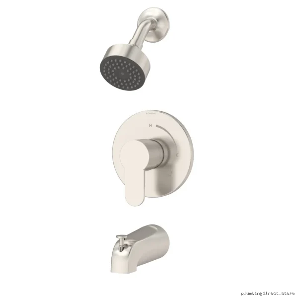 Symmons Identity Tub & Shower Faucet - Satin Nickel Finish, Model 6702-STN