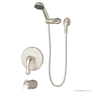 Luxury Tub & Hand Shower Trim Kit - Satin Nickel Finish Symmons