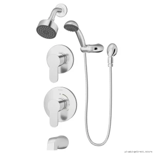 Symmons Modern Chrome Tub & Shower Trim Kit - Durable Upgraded Design