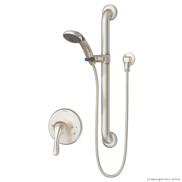 Symmons Origins Satin Nickel Handheld Showerhead with Shower System