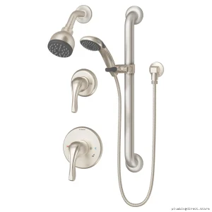Symmons Origins Satin Nickel 9605-PLR-1.5-STN Luxury Shower System