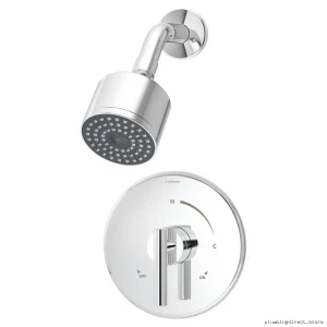 Premium Chrome Pressure Balance Shower System by Symmons