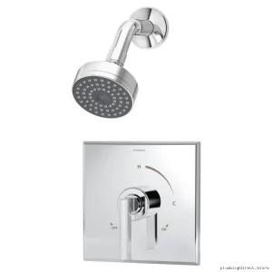 Symmons Premium Chrome Modern Design Shower Valve - Model #DUR-O-CHROME-VALVE-STYLE