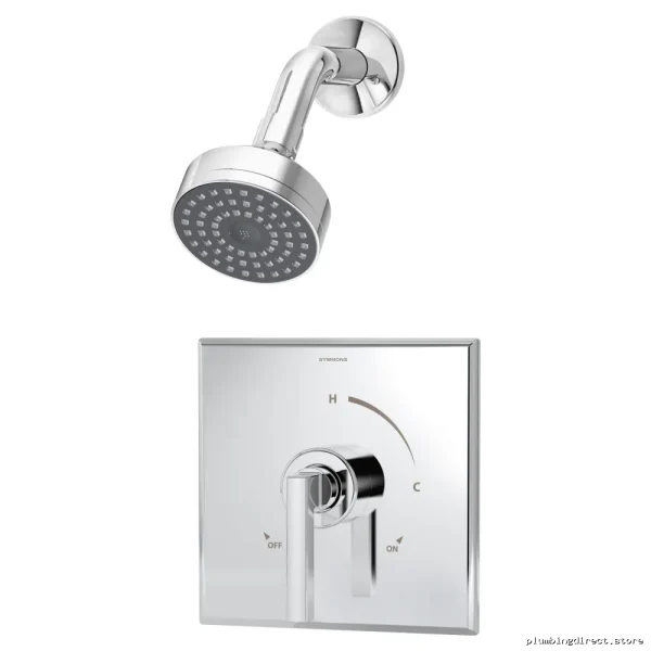 Symmons Premium Chrome Modern Design Shower Valve - Model #DUR-O-CHROME-VALVE-STYLE